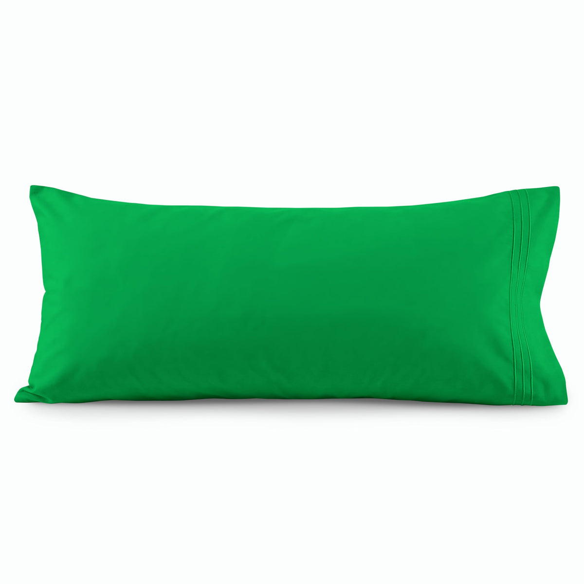 Elegant Comfort Luxury Ultra-Soft 2-Piece Pillowcase Set - 1500 Premium Hotel Quality Microfiber Double Brushed - Wrinkle Resistant, King Size, White