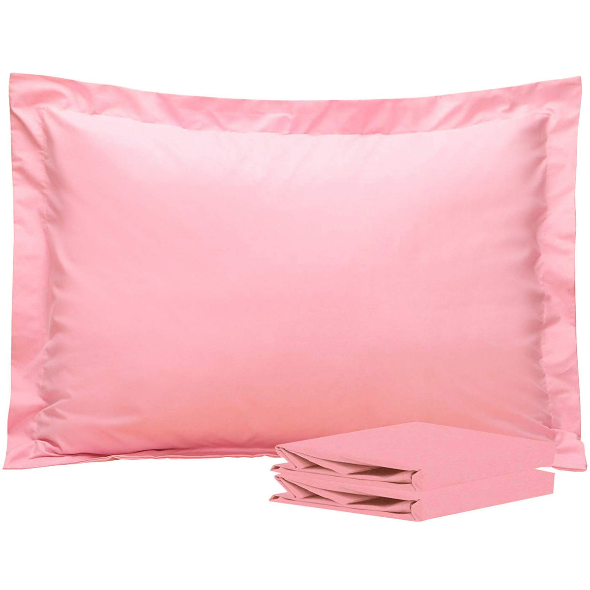 NTBAY Standard Pillow Shams, Set of 2, Microfiber, White