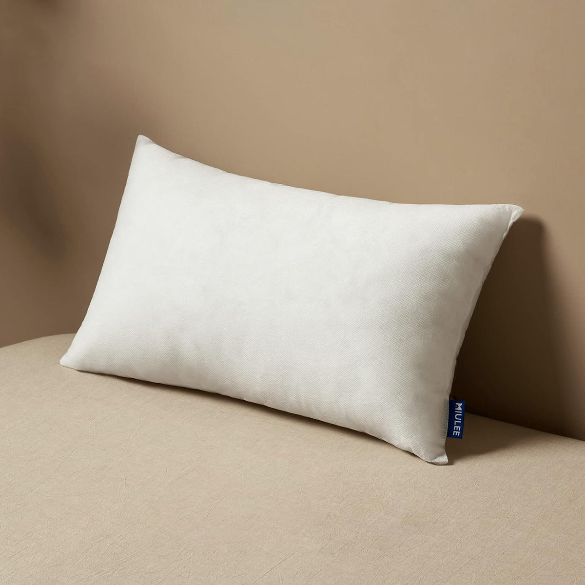 MIULEE Pillow Insert 12x20 Inch Decorative Rectangle Throw Pillow Insert