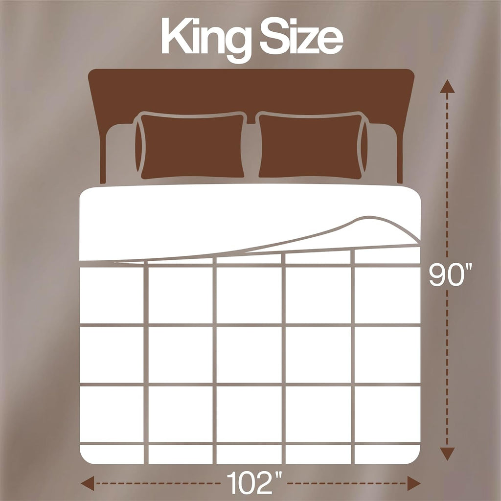 Utopia Bedding Comforter King Size, Duvet Insert, White, 90 x 102 Inches