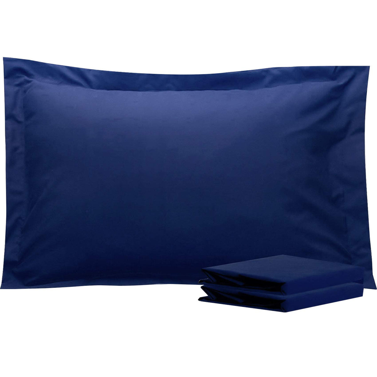 NTBAY Standard Pillow Shams, Set of 2, Microfiber, White