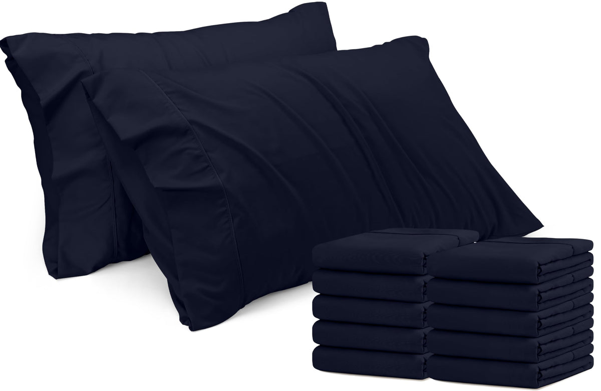 Pillow Covers Standard Size Set of 4, Soft and Comfy Pillow Cases, White