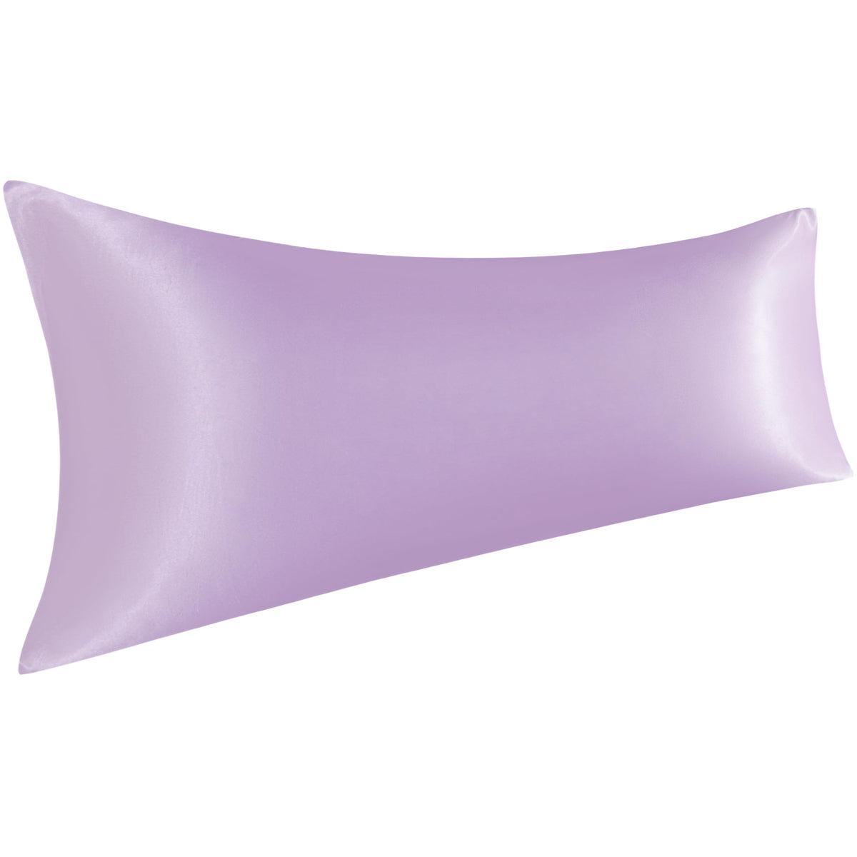 NTBAY Standard Satin Pillowcases, Set of 2, Black