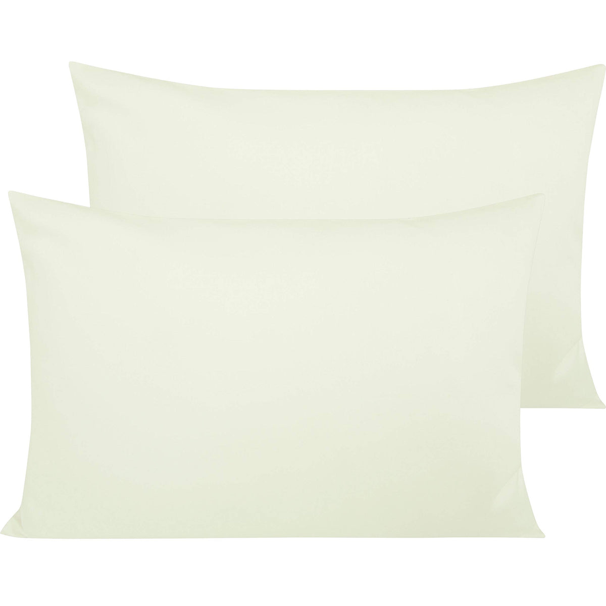 NTBAY Queen Egyptian Cotton Sateen Pillowcases, Set of 2, Navy Blue