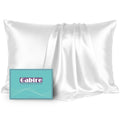 Gabire Mulberry Silk Pillow Cases Set of 2, Both Sides Real Silk Pillowcase for Hair and Skin Prevent Acne Pillowcase Organic Silk Pillowcase 2 Pack with Hidden Zipper, Black, Standard (20"×26")
