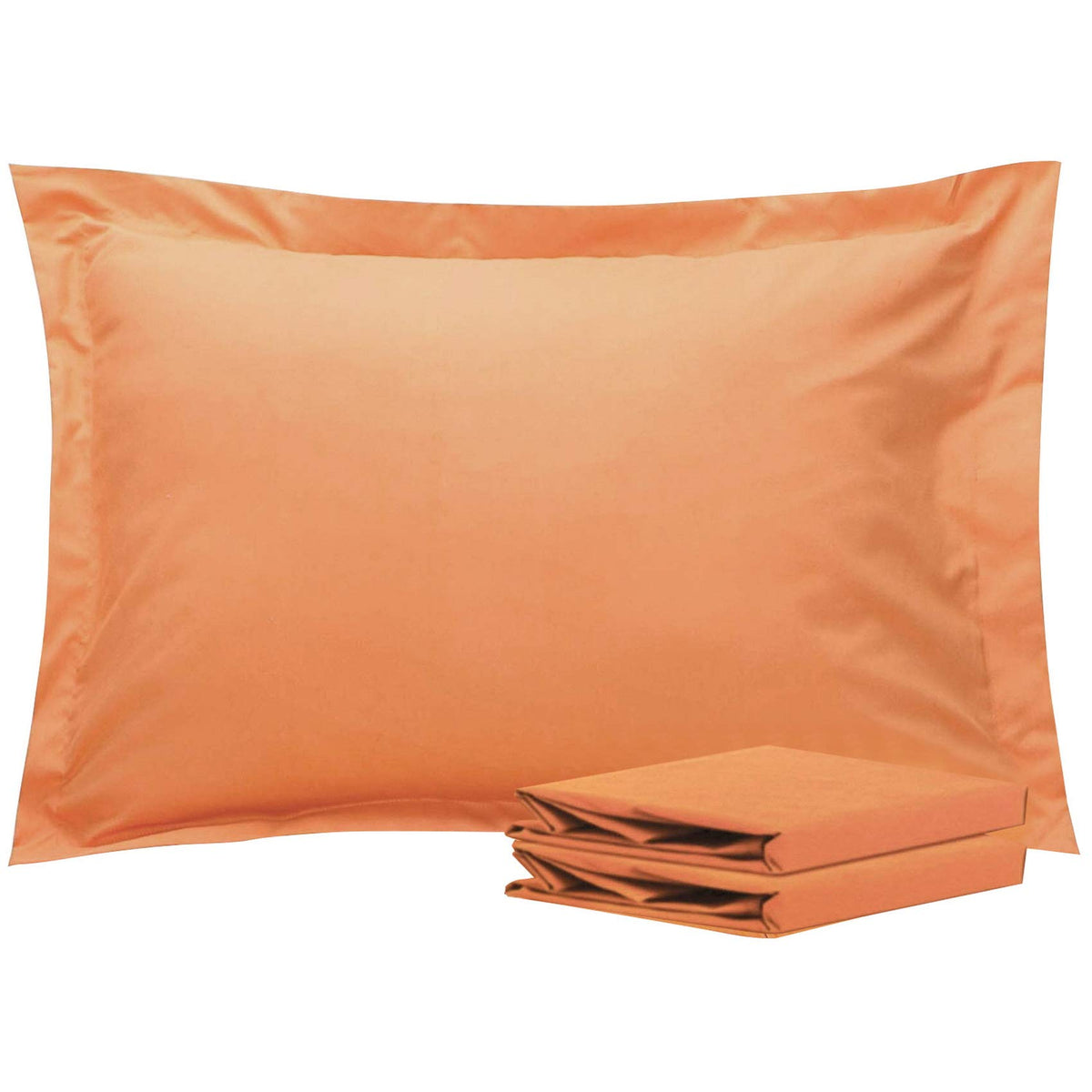 NTBAY Standard Pillow Shams, Set of 2, Microfiber, White