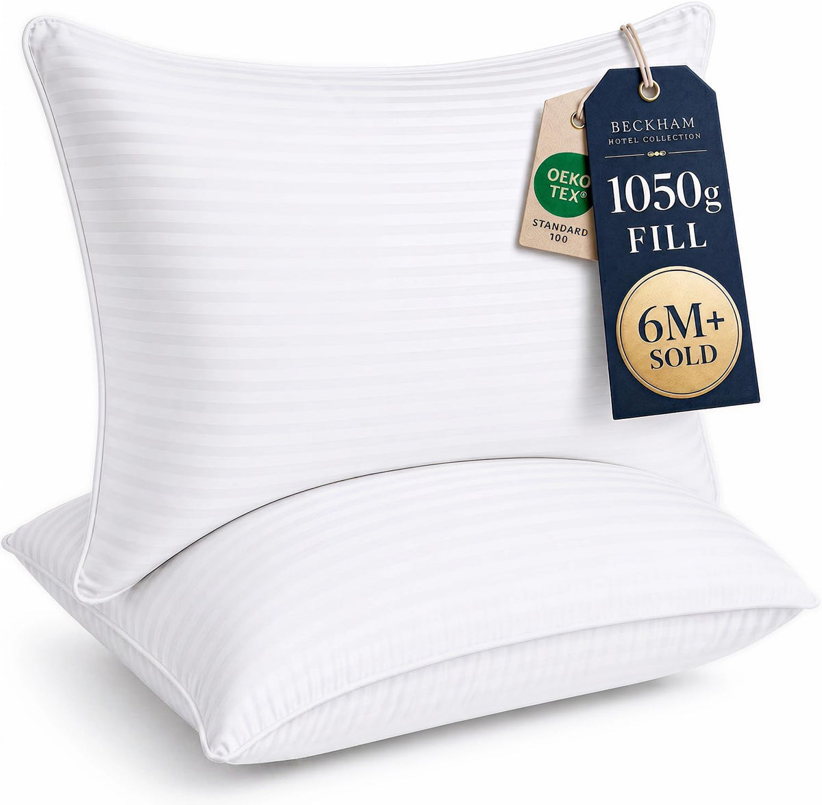 Beckham Hotel Collection Bed Pillows Standard/Queen Size Set of 2