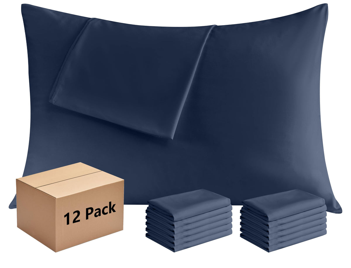CULVE White Pillow Cases Standard 4 Pack, Microfiber Pillowcase, 20x26