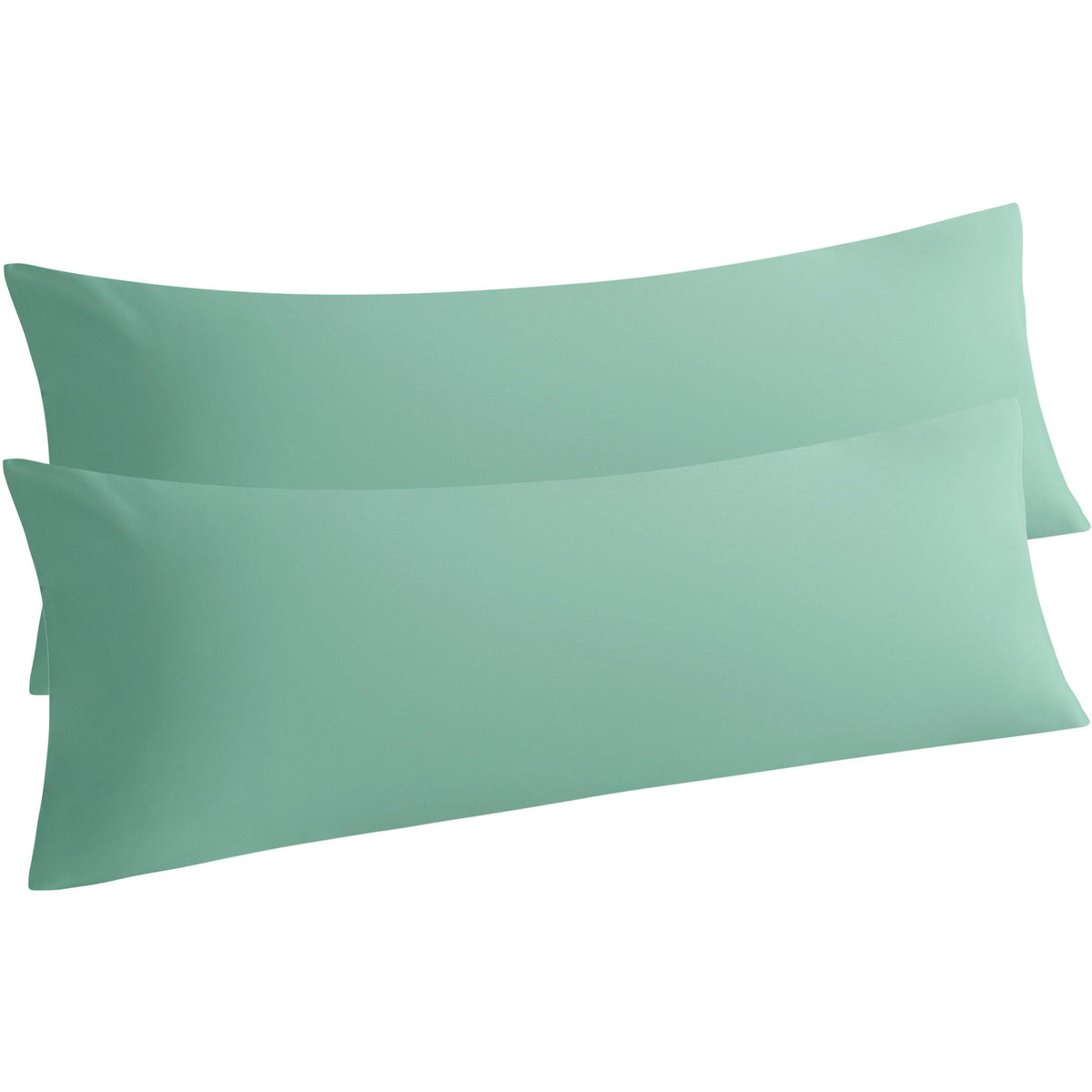 NTBAY Standard Microfiber Pillowcases, Set of 2, Sky Blue