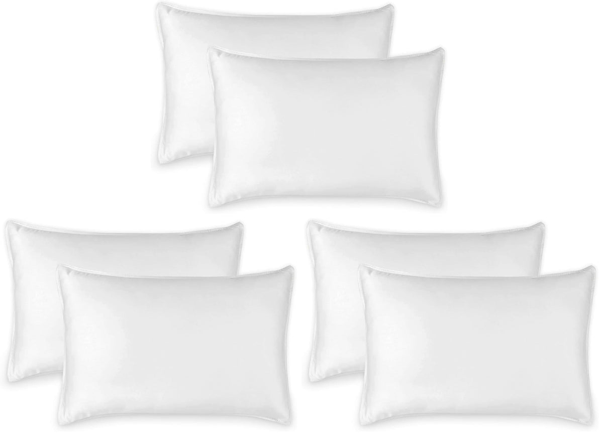 Queen Pillowcases by Pure Bamboo, Genuine 100% Organic Viscose Derived from Bamboo, Luxuriously Soft & Cooling, Double Stitching, Envelope Closure (2 Queen Pillowcases, White)