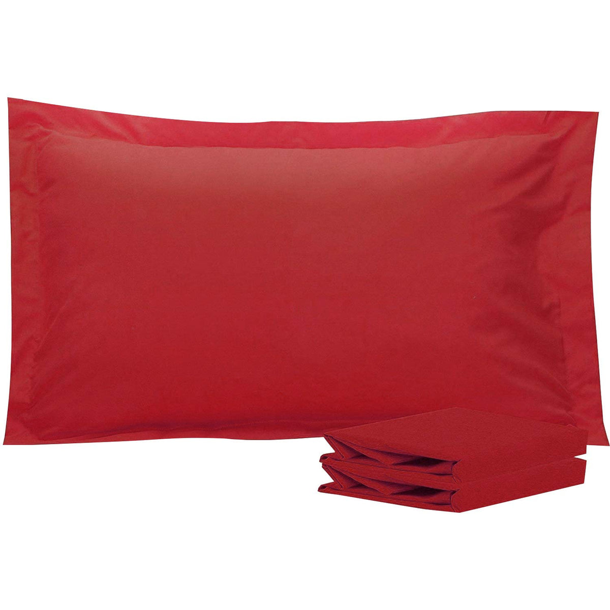 NTBAY Standard Pillow Shams, Set of 2, Microfiber, White