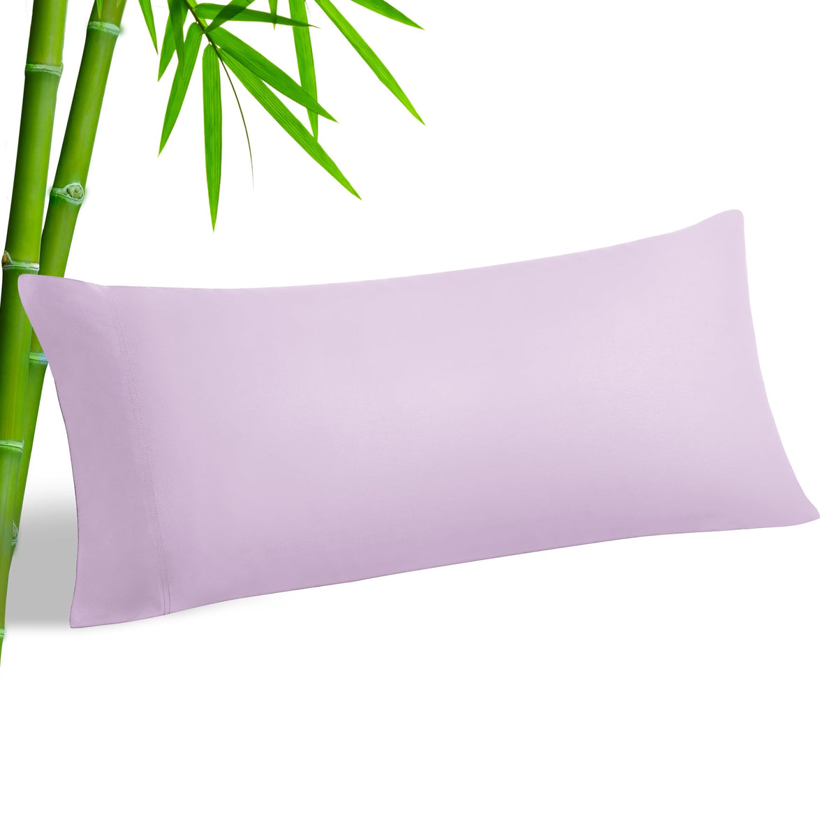 BEDELITE Cooling Pillow Cases Queen Size Set of 2, Rayon from Bamboo, Grey