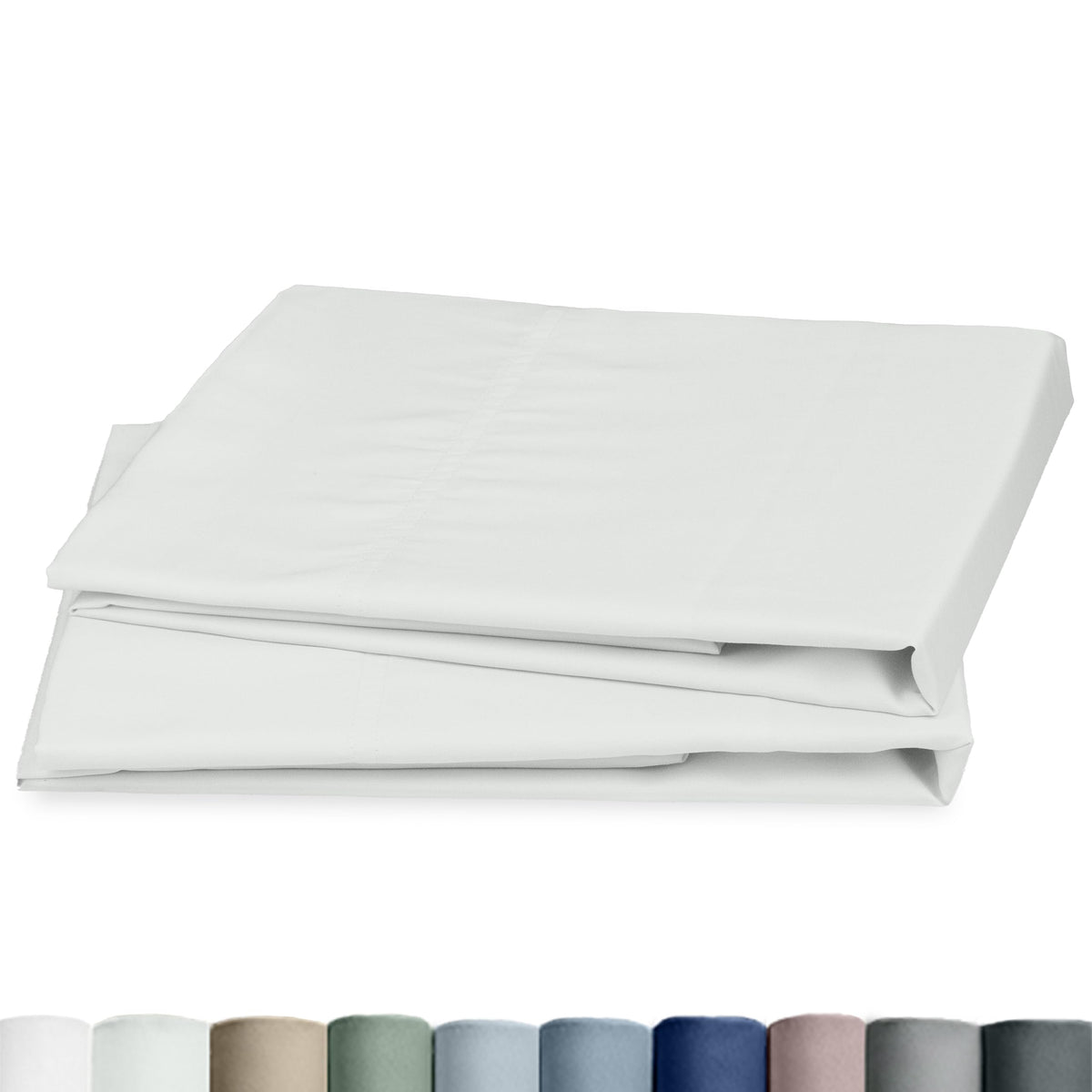 California Design Den 100% Egyptian Cotton 2 Pillow Cases Standard Size