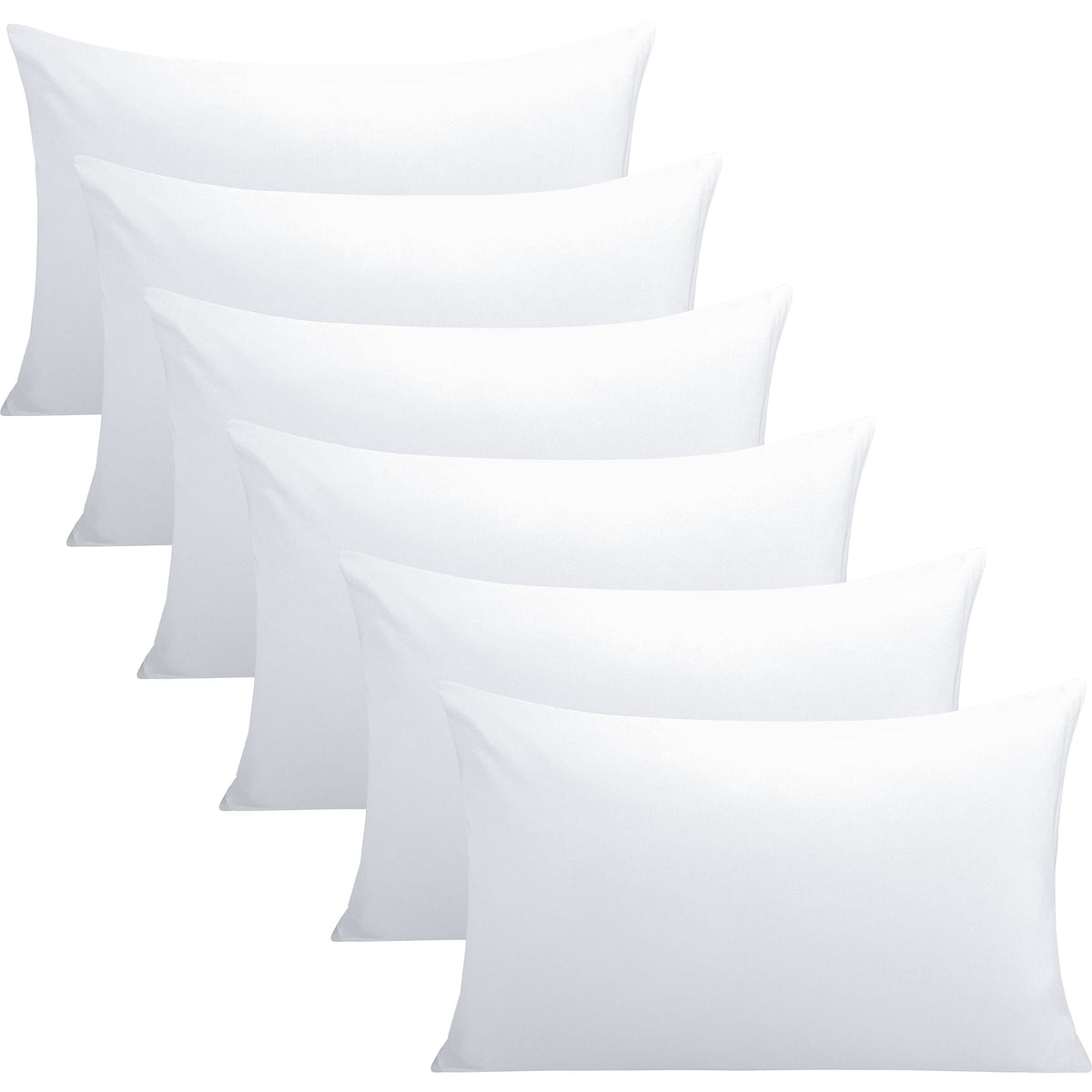 FLXXIE 2-Pack Microfiber Queen Pillow Cases, Envelope Closure, Black