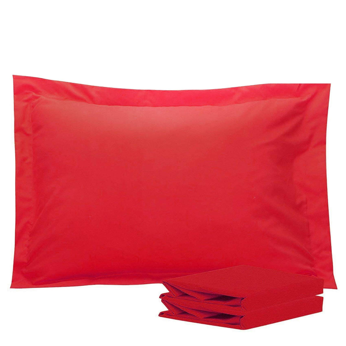 NTBAY Standard Pillow Shams, Set of 2, Microfiber, White