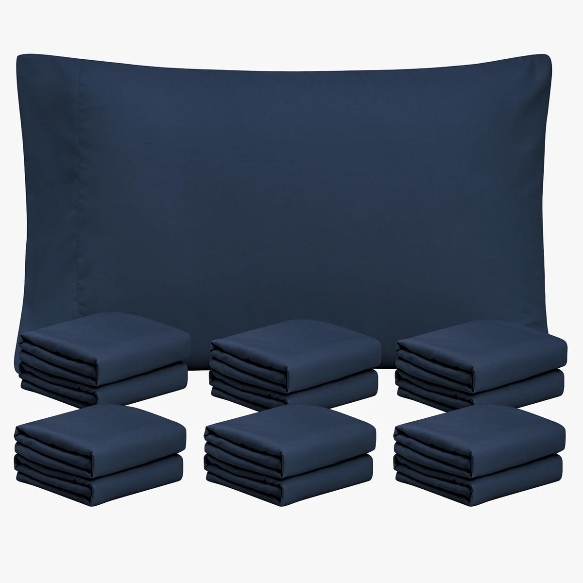 FreshCulture Sage Green Pillowcases Queen Size 2 Pack - Pillowcase Set - Envelope Closure - Soft Brushed Microfiber Fabric - 20x30 Inches Pillow Case Set of 2 for Home, Hotels, Schools