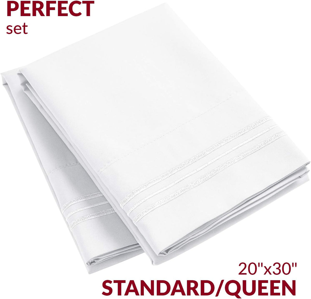 Mellanni Pillow Cases - Luxury, Extra Soft