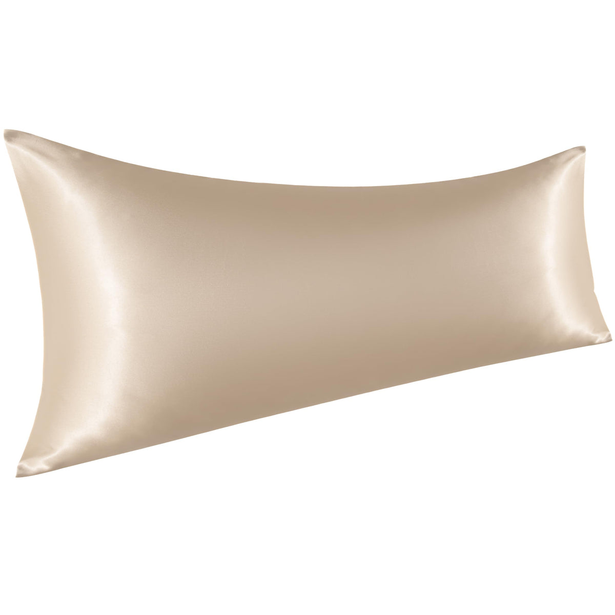 NTBAY Standard Satin Pillowcases, Set of 2, Black