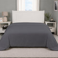 Carressa Linen King Duvet Cover - 100% Egyptian Cotton 600 Series King Size Cotton Duvet Cover (3 PC, White), Soft Cooling, Sateen Weave Comforter Protector, Hidden Zipper Closure & 7 Corner Ties
