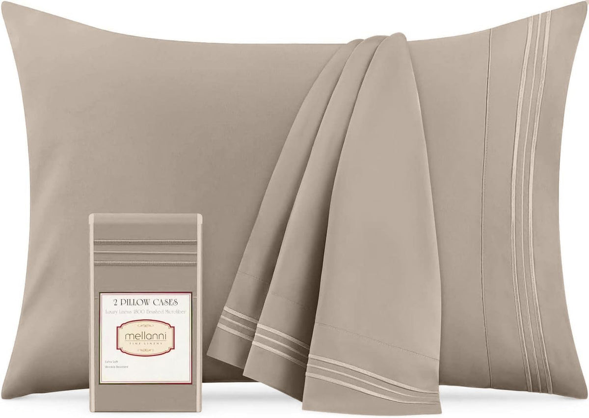 Mellanni Pillow Cases - Luxury, Extra Soft