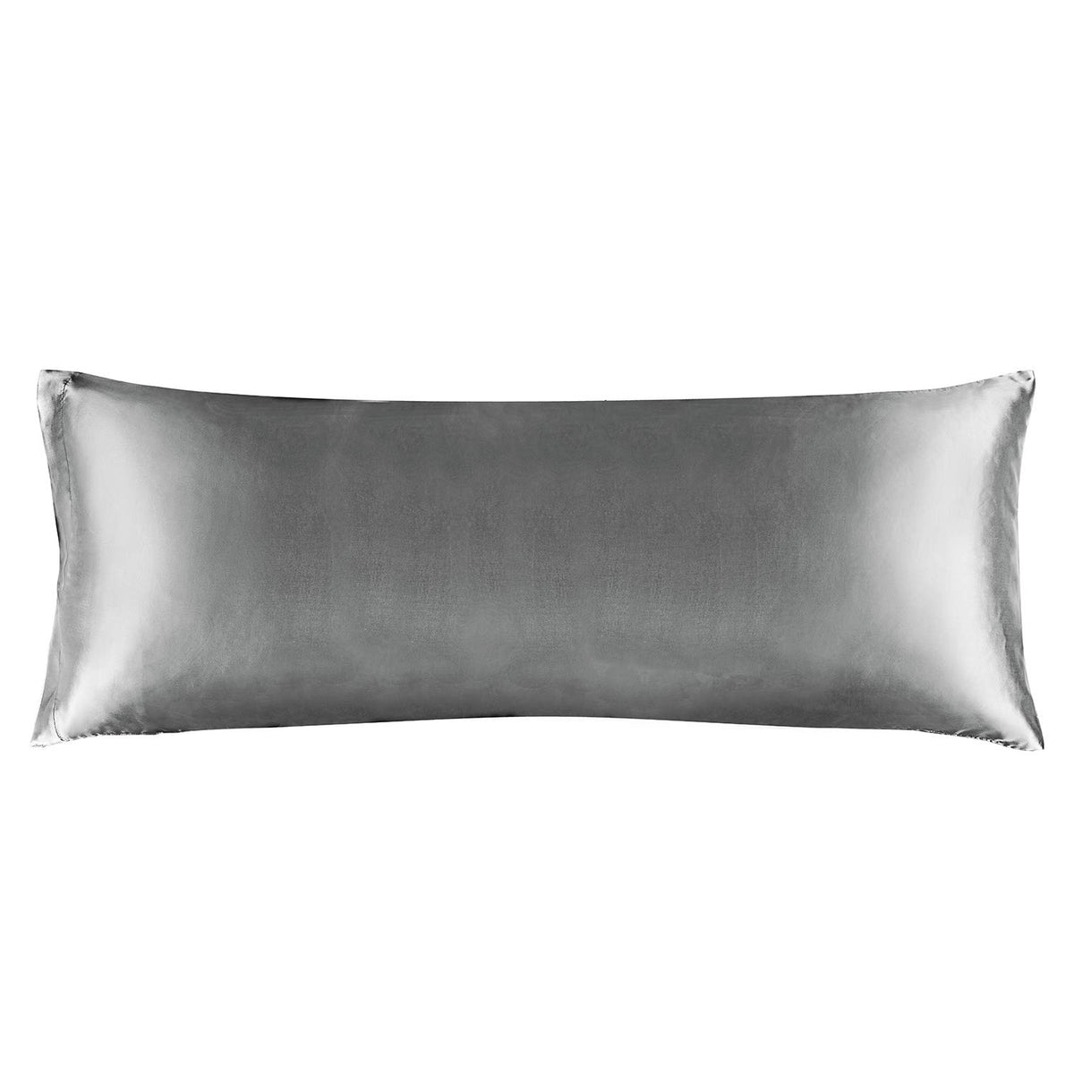 BEDELITE Satin Pillowcases, Queen Size 20x30 Inch, Dark Grey, Set of 2