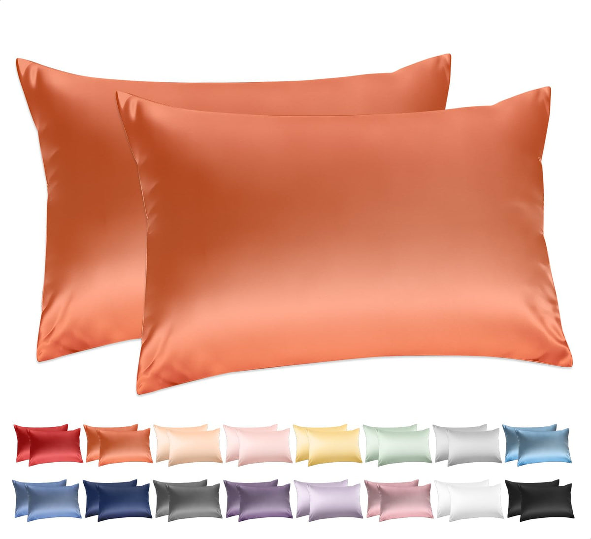 Deep Dream 100% Cotton Pillow Cases Standard Size Set of 2, 600 Thread Count Cotton Pillowcases Standard, White Pillow Cases Set of 2 with Envelop Closure, 20x26 Inches