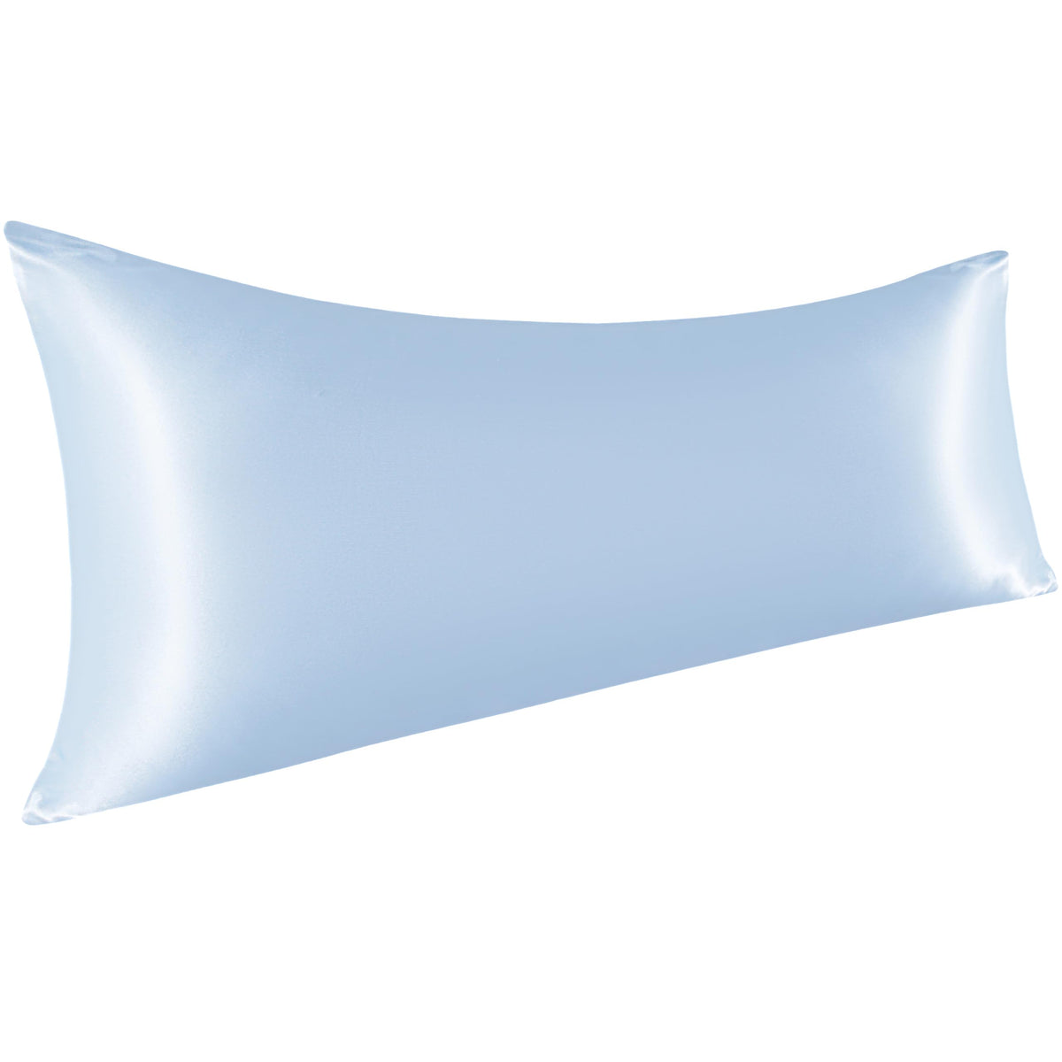 NTBAY Standard Satin Pillowcases, Set of 2, Black