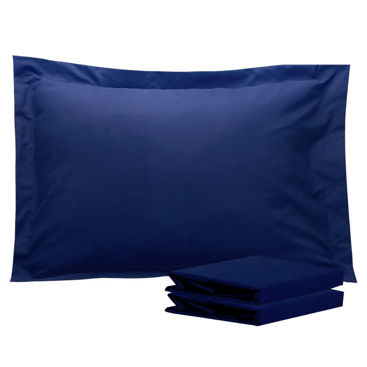 NTBAY Standard Pillow Shams, Set of 2, Microfiber, White