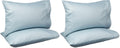 Amazon Basics 400 Thread Count 100% Cotton Pillow Cases, Soft, Wrinkle Resistant, Sateen Weave, Standard Size, 30" x 20", Dark Gray, Set of 2
