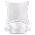 MIULEE 20x20 Throw Pillow Inserts Set of 2, 100% Virgin Microfiber Filling