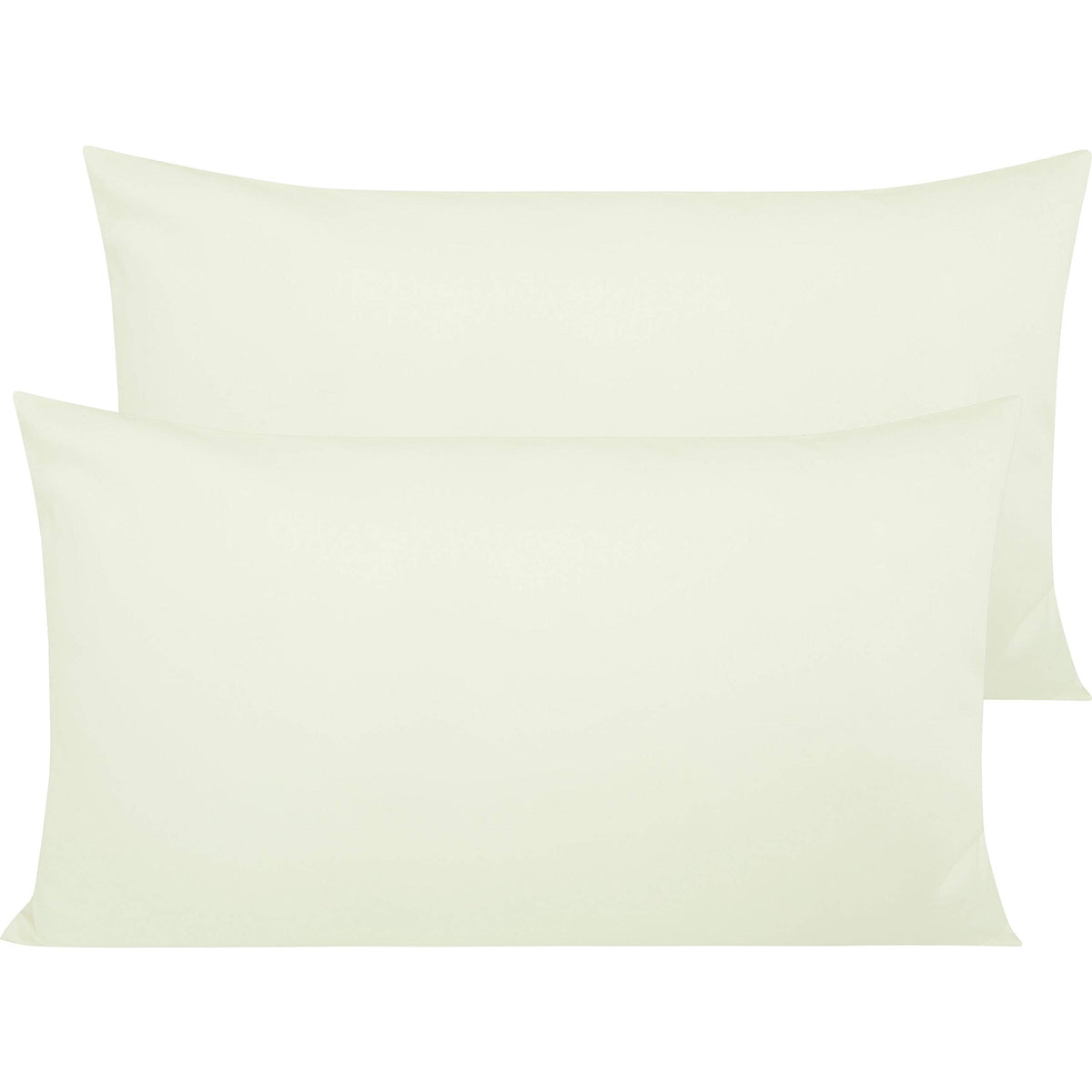 NTBAY Queen Egyptian Cotton Sateen Pillowcases, Set of 2, Navy Blue