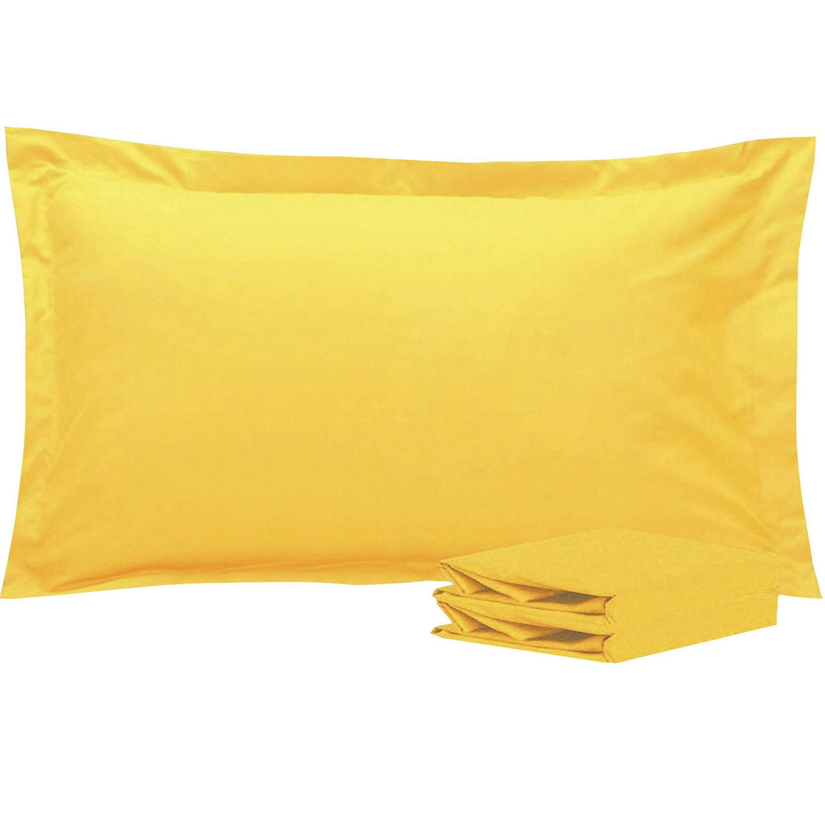 NTBAY Standard Pillow Shams, Set of 2, Microfiber, White