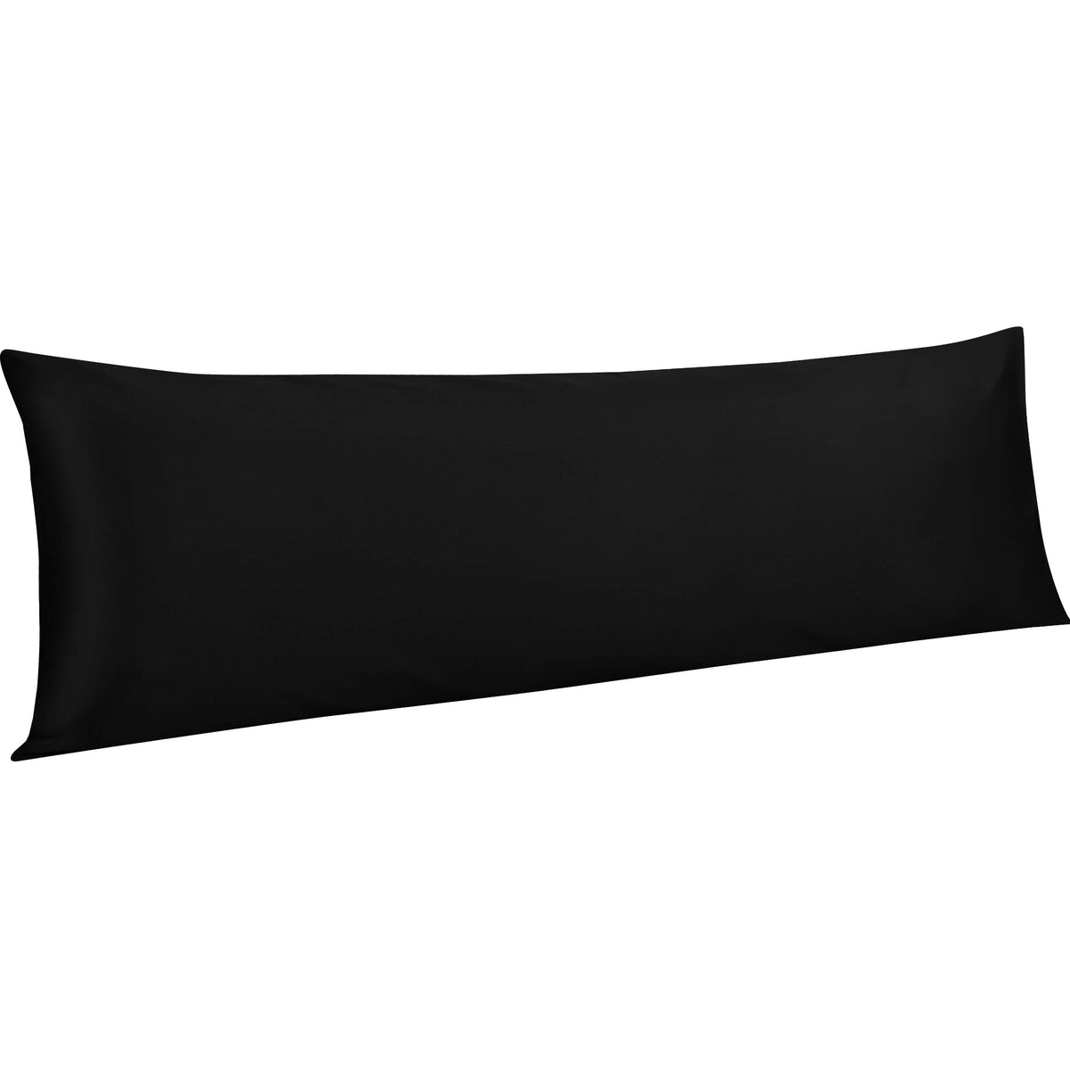 NTBAY Queen Egyptian Cotton Sateen Pillowcases, Set of 2, Navy Blue