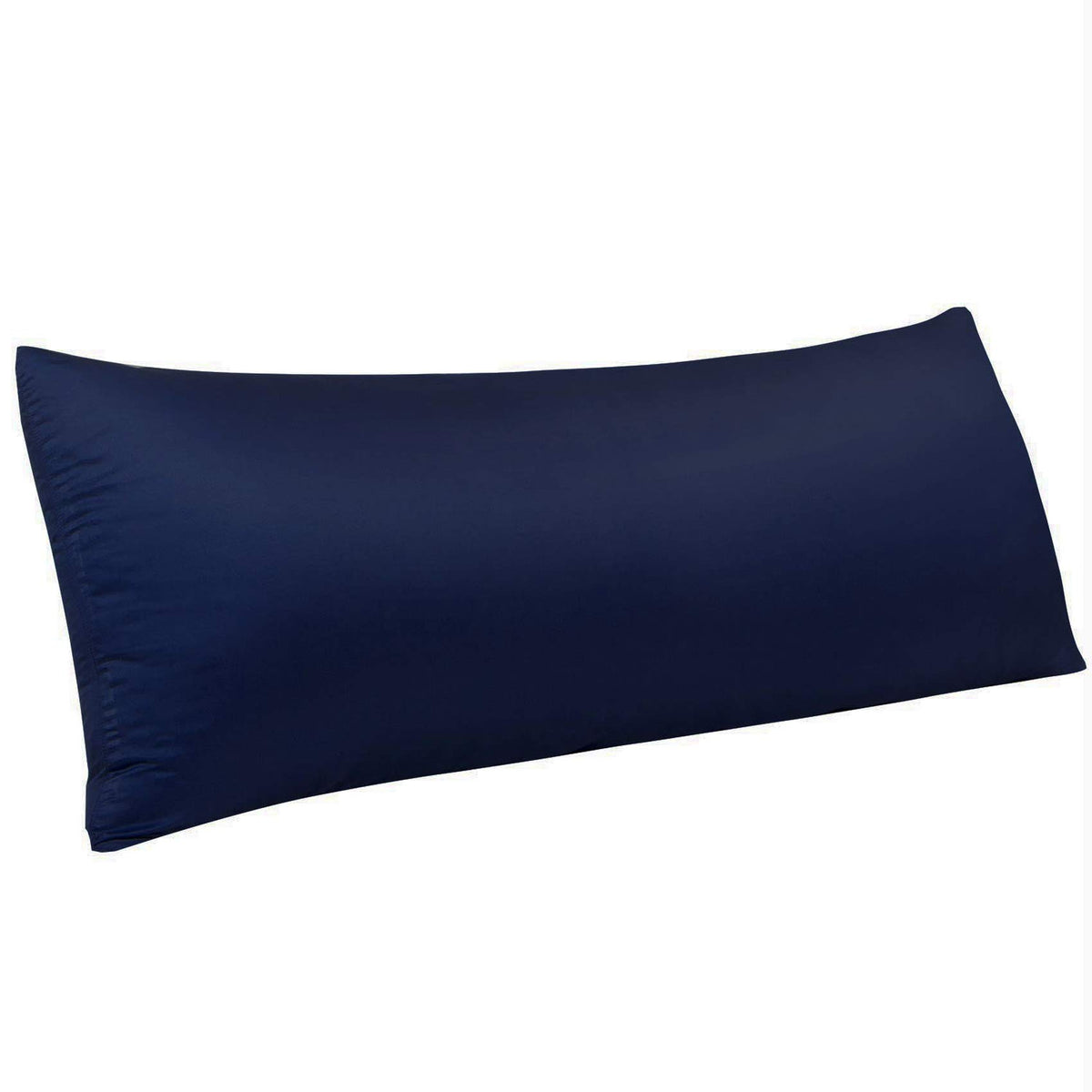 NTBAY Standard Satin Pillowcases, Set of 2, Zipper, Black