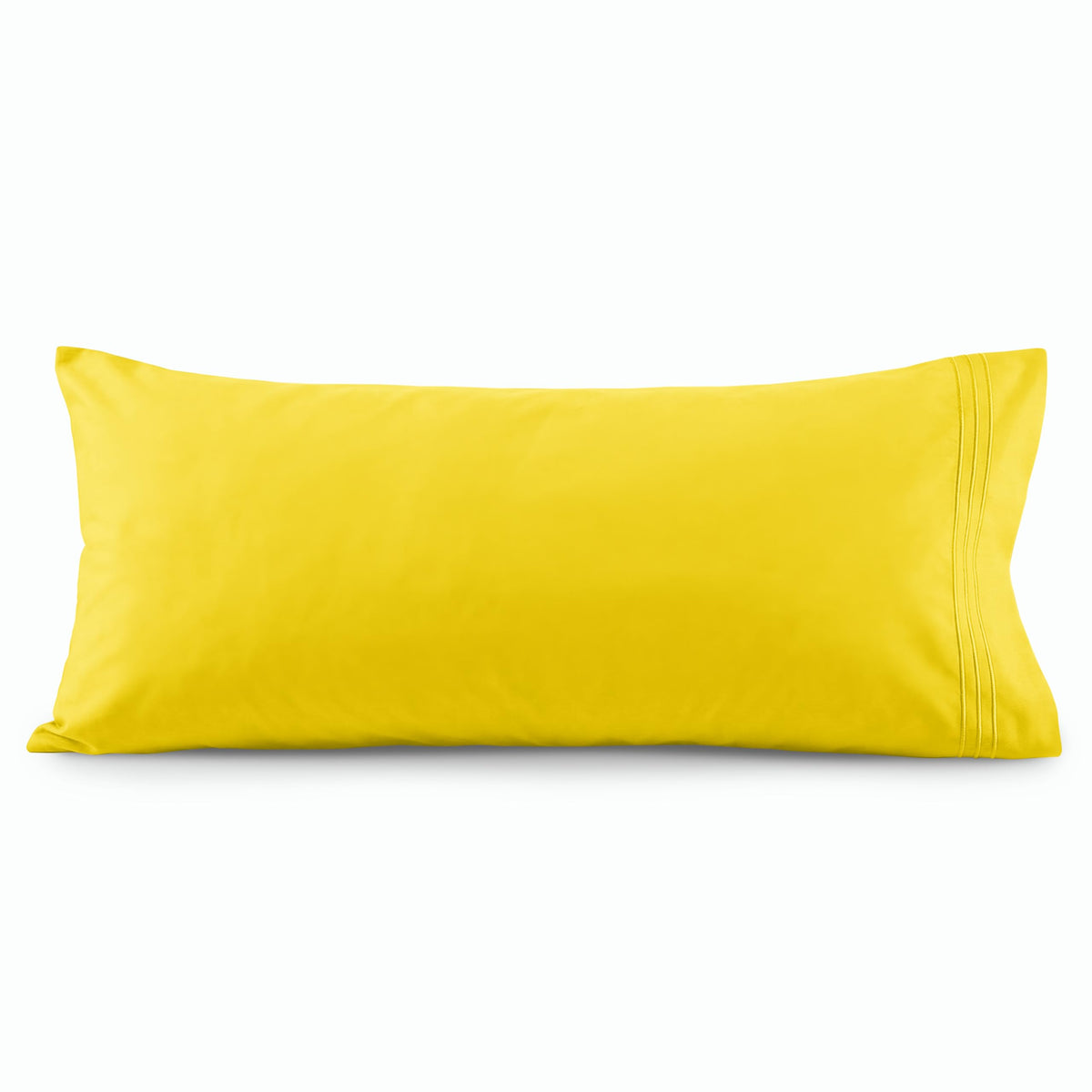 Elegant Comfort Luxury Ultra-Soft 2-Piece Pillowcase Set - 1500 Premium Hotel Quality Microfiber Double Brushed - Wrinkle Resistant, King Size, White