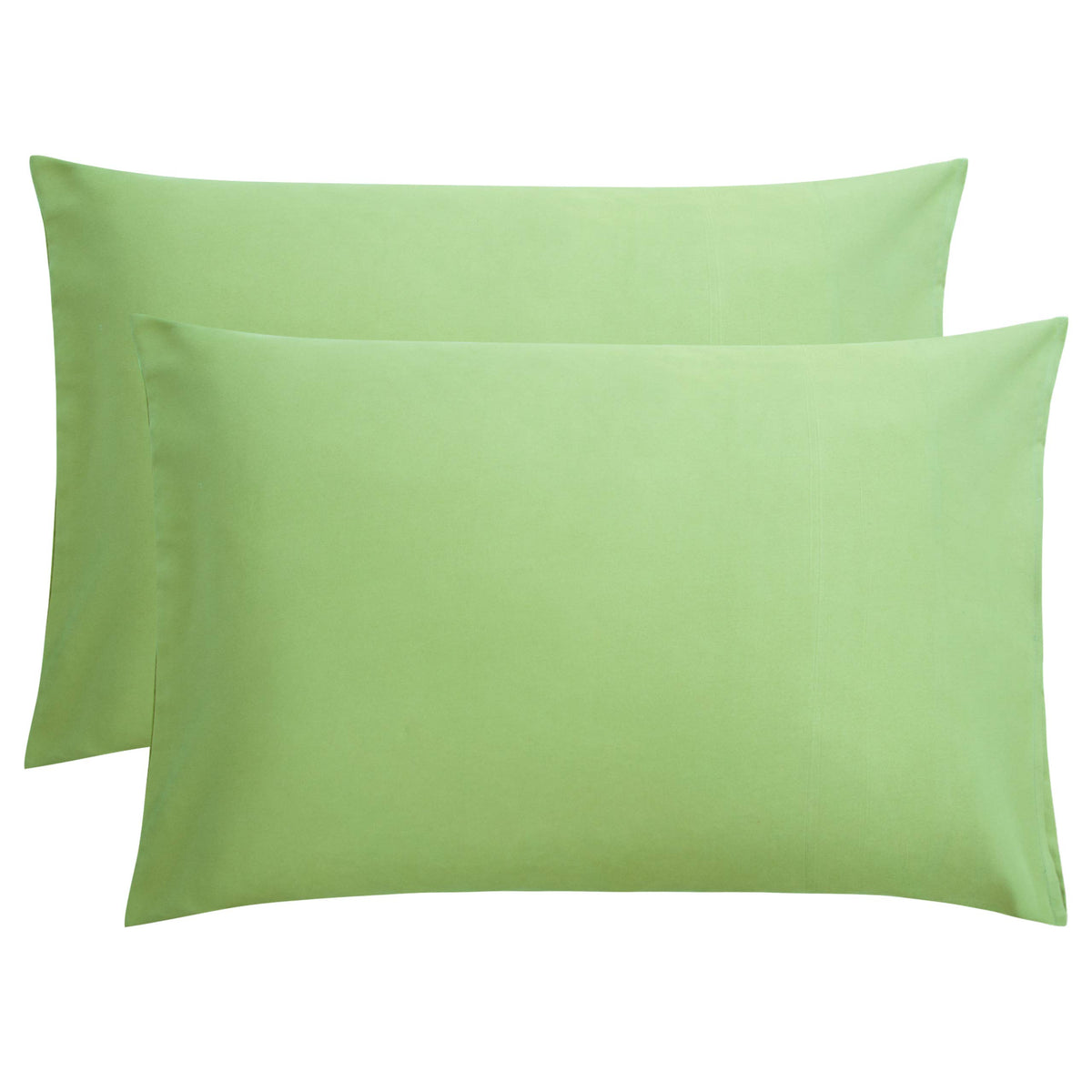 FLXXIE 2-Pack Microfiber Queen Pillow Cases, Envelope Closure, Black