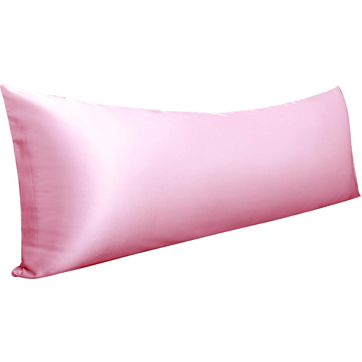 NTBAY Standard Satin Pillowcases, Set of 2, Black