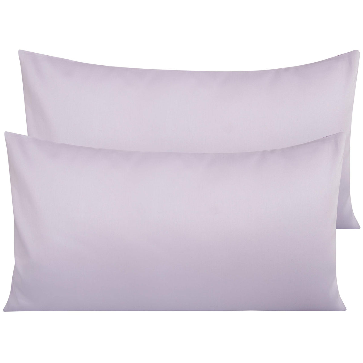NTBAY Queen Egyptian Cotton Sateen Pillowcases, Set of 2, Navy Blue
