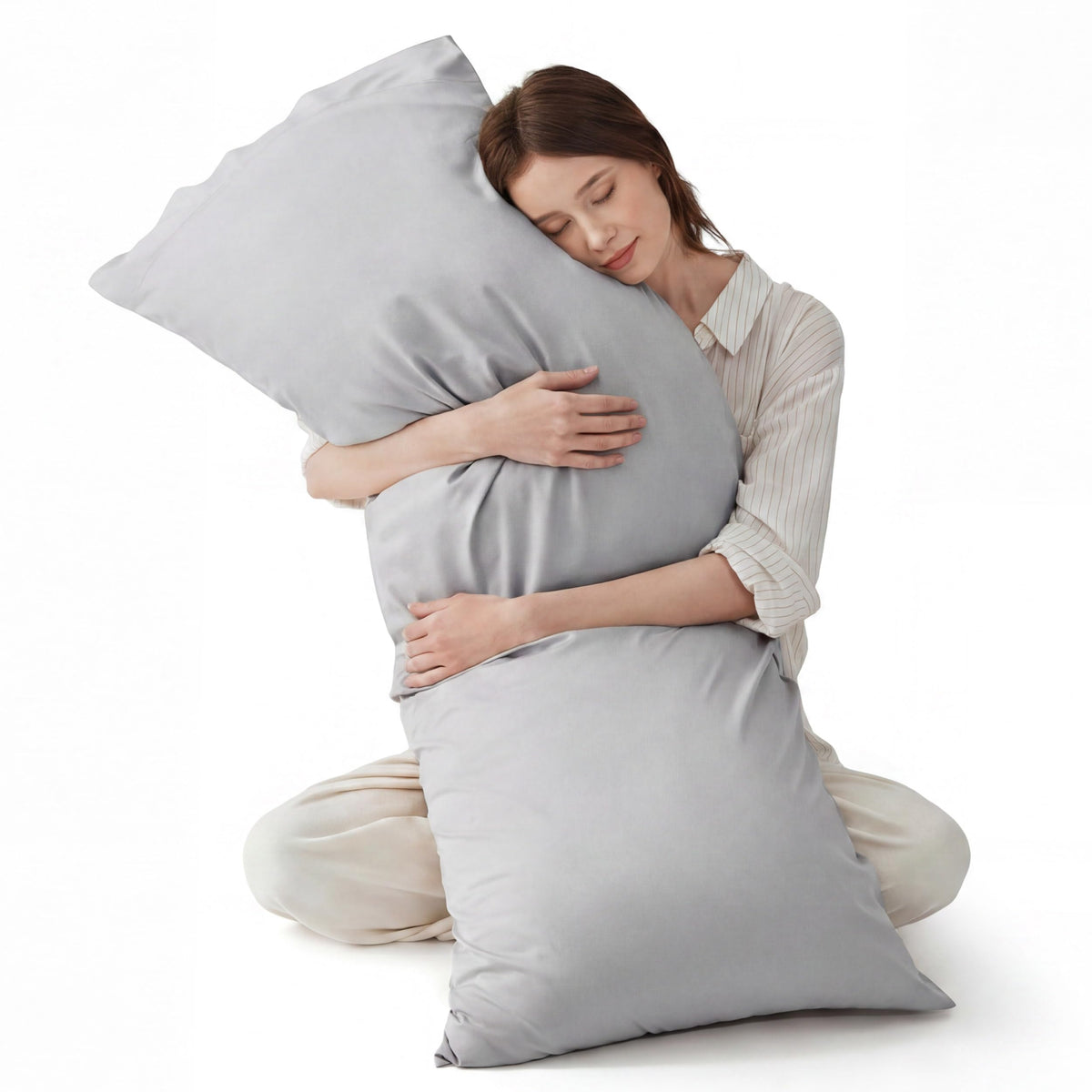 Bedsure PureWoven Pillow Cases Queen Set of 2, Rayon Derived from Bamboo