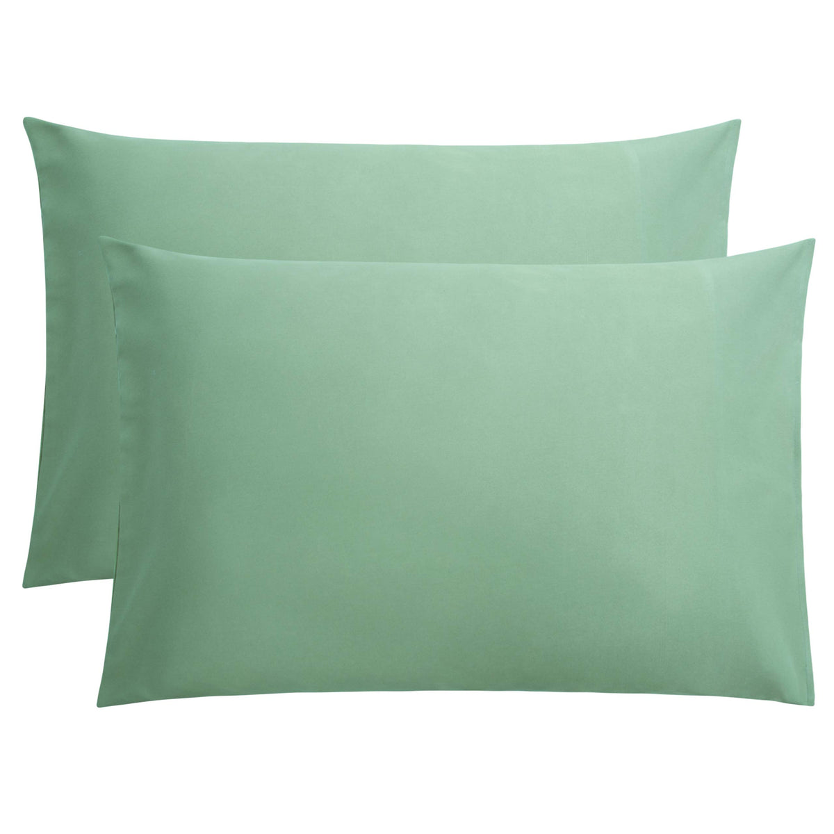 FLXXIE 2-Pack Microfiber Queen Pillow Cases, Envelope Closure, Black