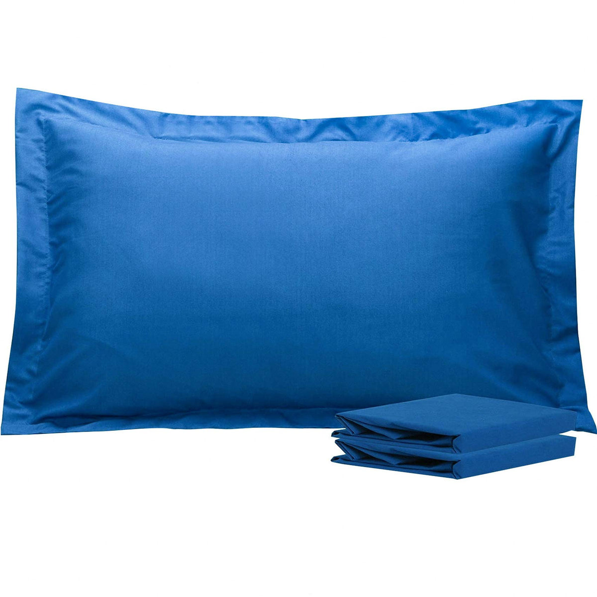 NTBAY Standard Pillow Shams, Set of 2, Microfiber, White