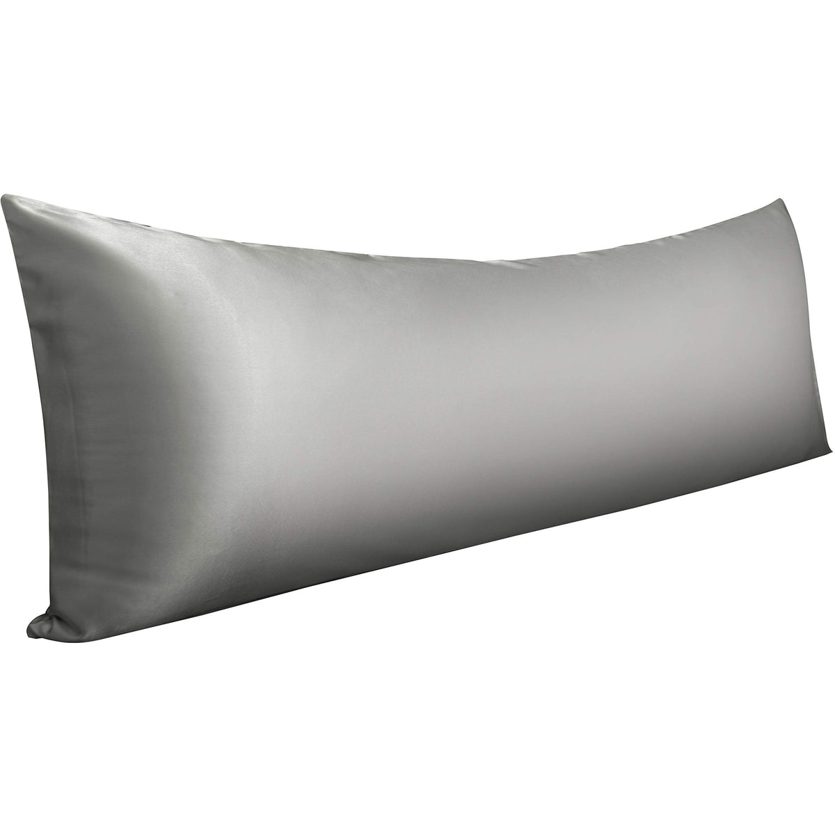 NTBAY Standard Satin Pillowcases, Set of 2, Black