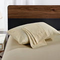 FreshCulture Sage Green Pillowcases Queen Size 2 Pack - Pillowcase Set - Envelope Closure - Soft Brushed Microfiber Fabric - 20x30 Inches Pillow Case Set of 2 for Home, Hotels, Schools