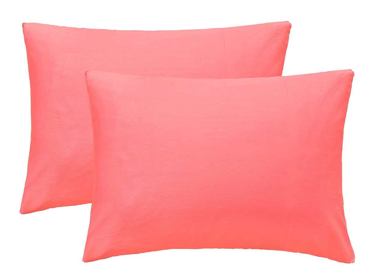 iMaylex Soft 100% Egyptian Cotton Zipper Pillow Case, Cozy and Lightweight Pillowcase, Set of 2, Navy Blue, Standard, 20" x 26"