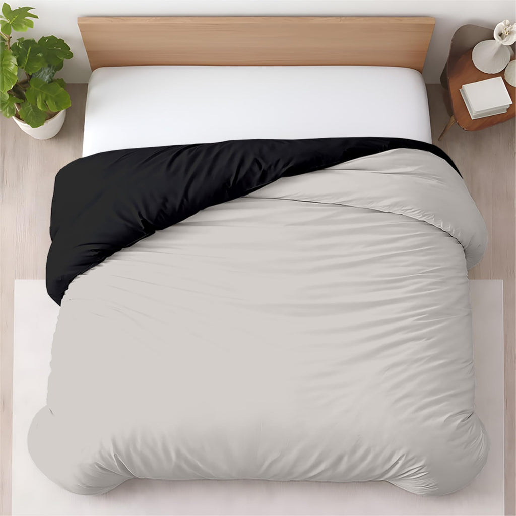 Kotton Culture 3 Pc Duvet Cover King Size Set-100% Egyptian Cotton 600 Thread Count Ultra Soft Premium Durable Comforter Cover Zipper Closure & Corner Ties - (Plum, 104" X 94")