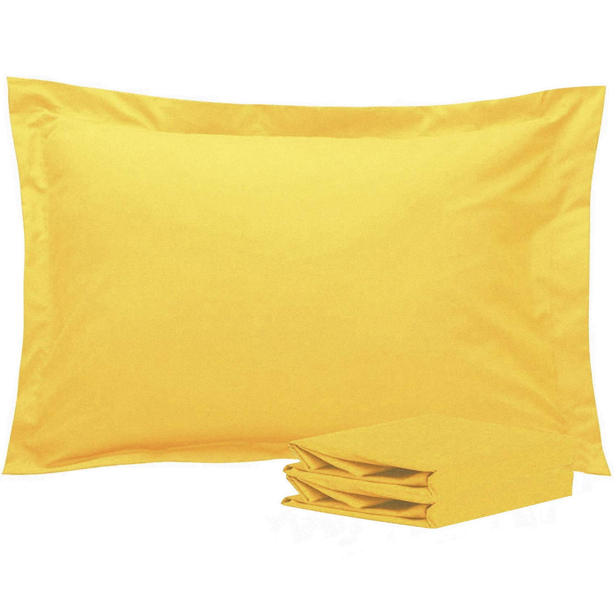 NTBAY Standard Pillow Shams, Set of 2, Microfiber, White