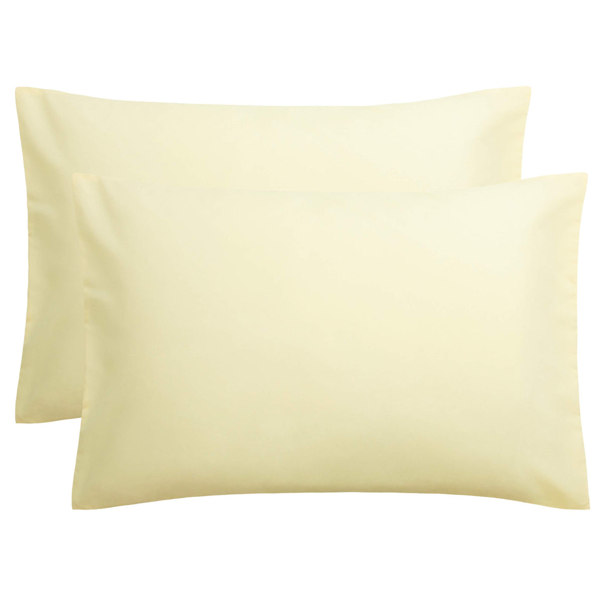 FLXXIE 2-Pack Microfiber Queen Pillow Cases, Envelope Closure, Black