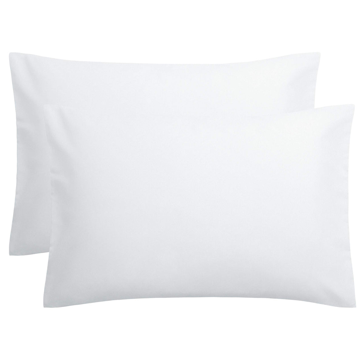 FLXXIE 2-Pack Microfiber Queen Pillow Cases, Envelope Closure, Black