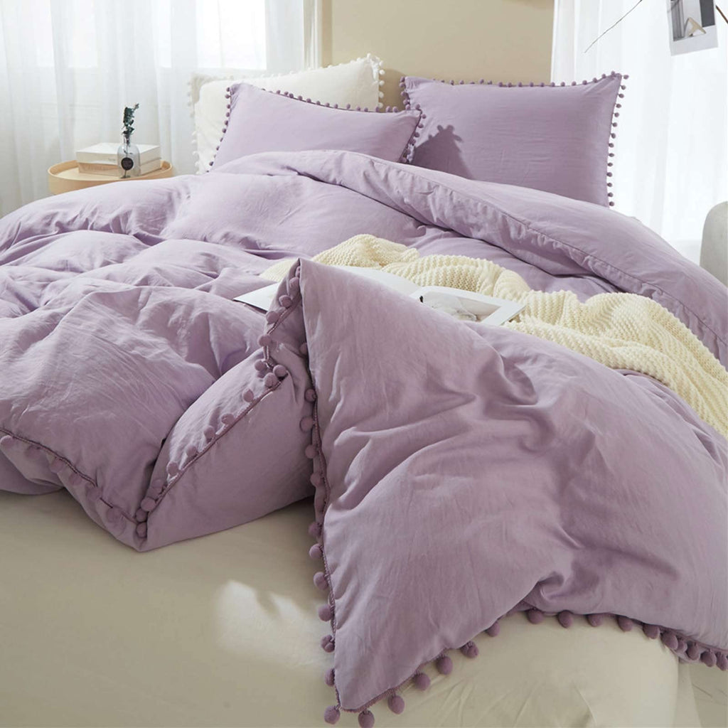 ETDIFFE Sage Green Boho Duvet Cover Set Queen Size, 3 Piece, 90x90 Inch