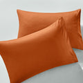 MILVOWOC Brushed Microfiber Pillowcases, Dusty Pink, 20x26 Inch
